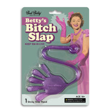 Load image into Gallery viewer, Betty's Bitch Slap Sticky Hand - Funny Novelty Gag Gift