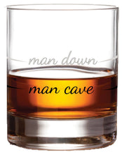 Load image into Gallery viewer, Man Cave Tumbler | Mens Gifts | Glassware | Bourbon