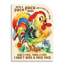 Load image into Gallery viewer, With a Fuck Fuck Here - Funny Old MacDonald Greeting Card
