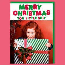 Load image into Gallery viewer, You Little Sh*t Christmas Greeting Card