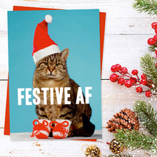 Load image into Gallery viewer, Festive AF Greeting Card
