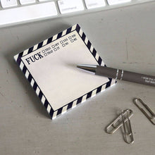 Load image into Gallery viewer, Funny Sarcastic Sticky Note Pad - Fuck This, That, Off