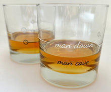 Load image into Gallery viewer, Man Cave Tumbler | Mens Gifts | Glassware | Bourbon