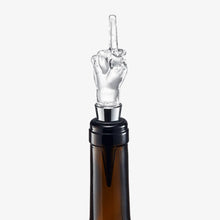 Load image into Gallery viewer, Unique Wine Bottle Stopper - Funny Middle Finger Wine Cork