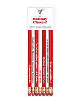Load image into Gallery viewer, HOLIDAY CHEERS PENCIL SET