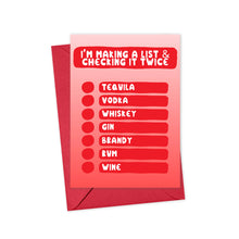 Load image into Gallery viewer, Alcohol Wine Holiday Card