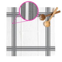 Load image into Gallery viewer, fuck tea towel, two words one finger, fuck dish towel close up of words