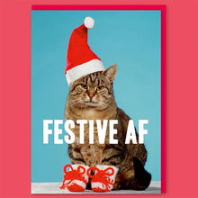 Load image into Gallery viewer, Festive AF Greeting Card