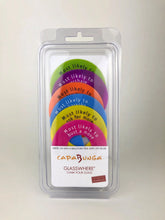Load image into Gallery viewer, Capabunga GlassWhere™ Set of 6 Colored Slogans