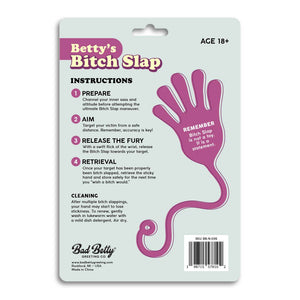 Betty's Bitch Slap Sticky Hand - Funny Novelty Gag Gift