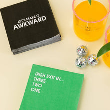 Load image into Gallery viewer, Irish Exit - Funny Cocktail Napkins