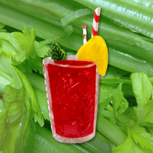 Load image into Gallery viewer, Midi Bloody Mary Hair Claw Clip