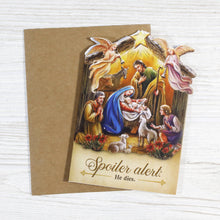 Load image into Gallery viewer, Spoiler Alert: He Dies - Funny Christmas Card