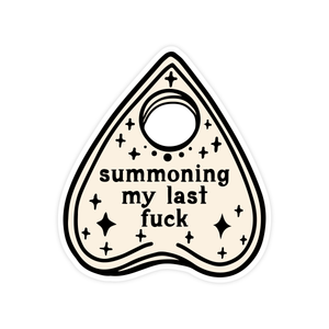 Summoning My Last Fuck | Funny Sticker