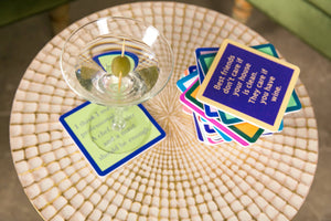 Funny Eyebrows "Mix and Match" Coaster
