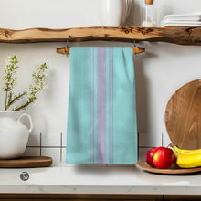 Load image into Gallery viewer, Pardon My French Blue Illusion Kitchen Towel