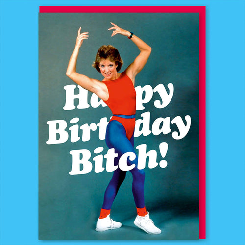 Happy Birthday Bitch Greeting Card