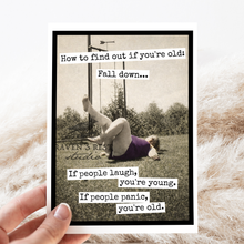 Load image into Gallery viewer, How To Find Out If You're Old Birthday Card