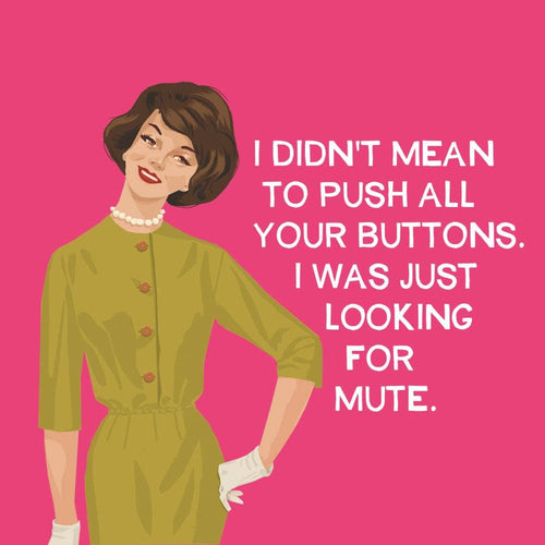 LOOKING FOR MUTE Cocktail Napkin