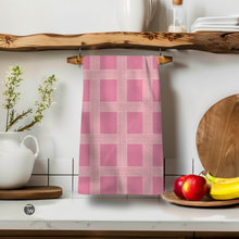 Load image into Gallery viewer, Vintage Pink Shitshow Illusion Kitchen Towel