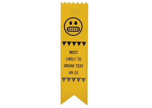Drunk Texter Ribbon Award/ Bookmark
