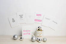 Load image into Gallery viewer, Happy Fucking Birthday Letterpress Greeting Card