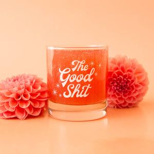 The Good Shit Rocks Glass