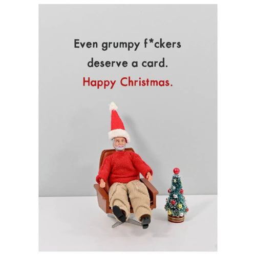 Grumpy Xmas Card