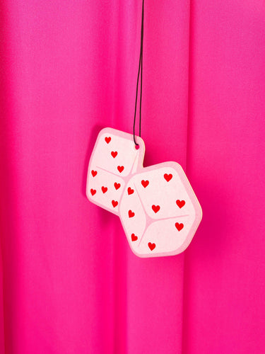 Heart Dice Air Freshener