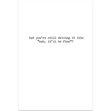 Load image into Gallery viewer, Check Engine Light Greeting Card