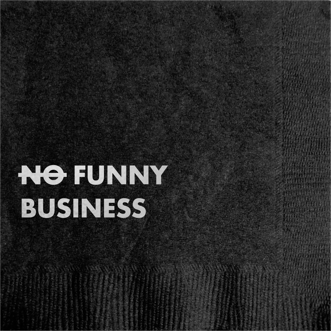 Funny Business Cocktail Napkin