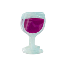 Load image into Gallery viewer, Midi Red Wine Glass Hair Claw Clip