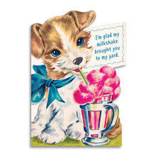Load image into Gallery viewer, Funny Relationship Valentine Card - Milkshake Theme