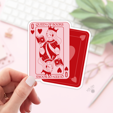 Load image into Gallery viewer, Queen Of Books Stickers / Bookish Stickers / Book Lover Gift