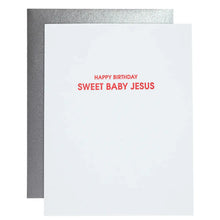 Load image into Gallery viewer, Sweet Baby Jesus Letterpress Greeting Card