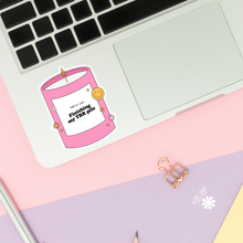 Load image into Gallery viewer, Smells Like Finishing My TBR Pile Stickers / Bookish Sticker
