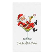 Load image into Gallery viewer, Funny Santa Hand Towel