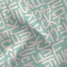 Load image into Gallery viewer, Mint Graffiti Kitchen Towel