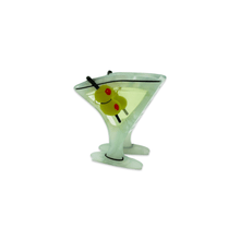 Load image into Gallery viewer, Mini Martini Hair Claw Clip