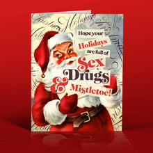 Load image into Gallery viewer, SEX+DRUGS Christmas Card