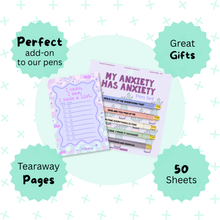 Load image into Gallery viewer, Funny Dumpster Fire Notepad - Fires to Put Out - Stationery
