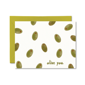 Olive You Valentine's Day Card