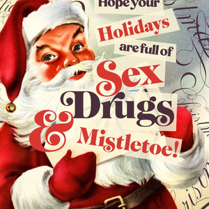 SEX+DRUGS Christmas Card