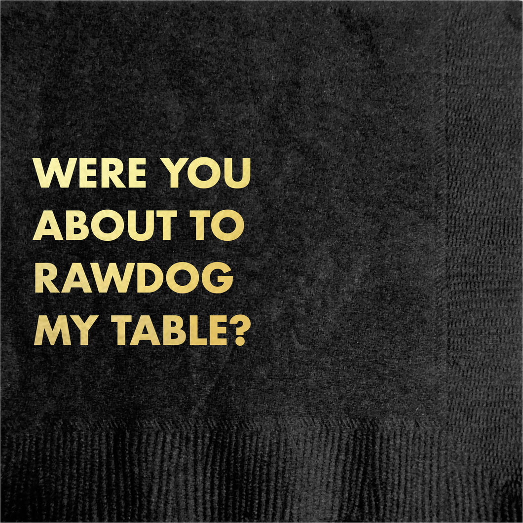 Rawdog Table Cocktail Napkin