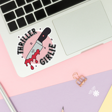 Load image into Gallery viewer, Thriller Girlie Stickers / Bookish Stickers / Book Lover
