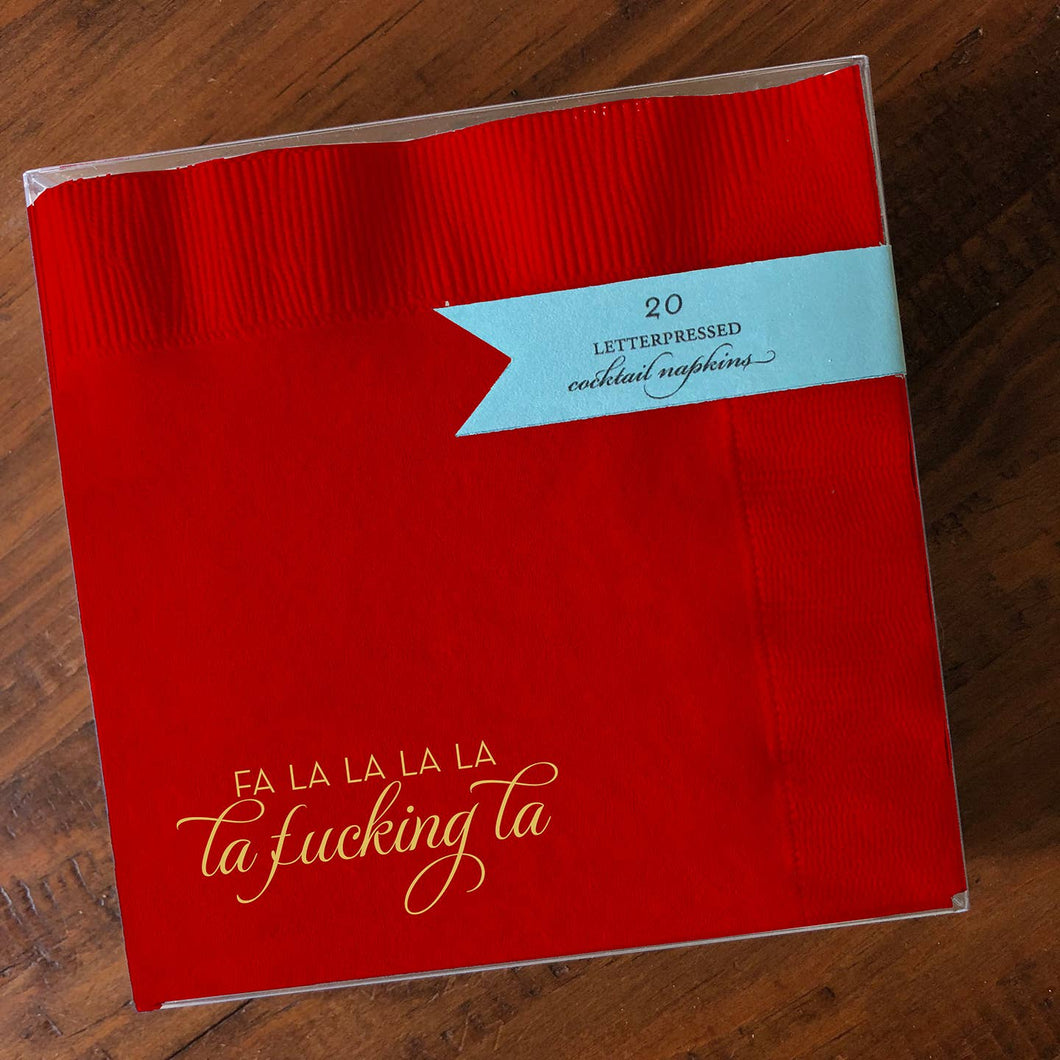 Fa La La Napkin - Set of 20