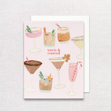Load image into Gallery viewer, Holiday Cocktails Greeting Card | Christmas Drinks Card