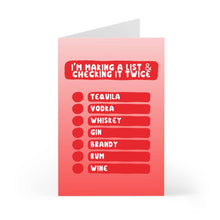 Load image into Gallery viewer, Alcohol Wine Holiday Card