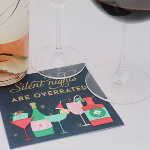 3 ply Cocktail Napkins 20 Count | Silent Nights Are Overrated