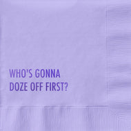 Doze Off Cocktail Napkin